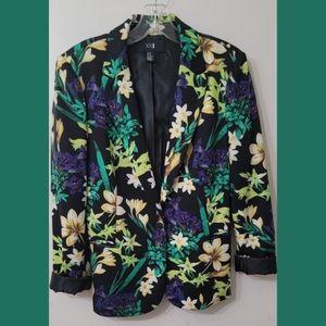Floral print blazer sz medium